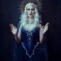 Night Goddess Gothic Wedding Dress  Alice Corsets